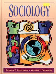 Cover of: Sociology by Richard P. Appelbaum