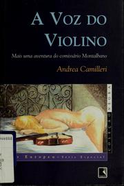 Cover of: A voz do violino by Andrea Camilleri