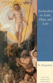 Cover of: The enchiridion on faith, hope and love by Augustine of Hippo