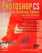 Cover of: Photoshop CS for nonlinear editors by Harrington, Richard