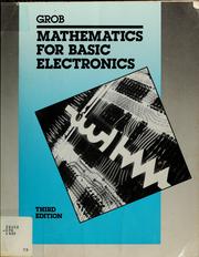Cover of: Mathematics for basic electronics