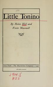 Cover of: Little Tonino