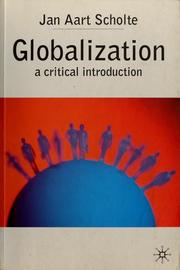 Cover of: Globalization by Jan Aart Scholte