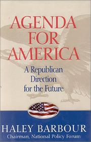 Cover of: Agenda for America by Haley Barbour