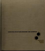 Cover of: Computer structures by Daniel P. Siewiorek, BELL, C. Gordon Bell, Allen Newell, C. Gordon Bell