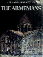 Cover of: The Armenians by Adriano Alpago Novello