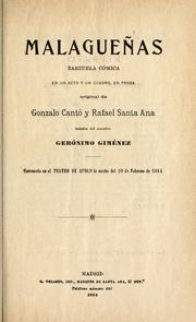 Cover of: Malagueñas by Gerónimo Giménez