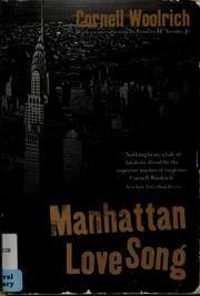 Cover of: Manhattan love song by Cornell Woolrich