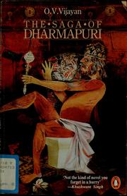 Cover of: The saga of Dharmapuri by O. V. Vijayan