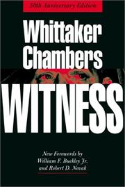 Cover of: Witness by Whittaker Chambers, Whittaker Chambers