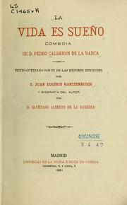 Cover of: La vida es sueño by Pedro Calderón de la Barca