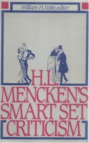 Cover of: H.L. Mencken's Smart set criticism