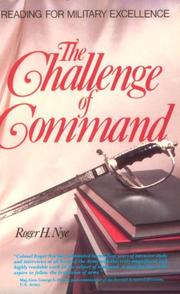 Cover of: Challenge of Command (West Point Military History Series)