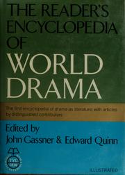 Cover of: The reader's encyclopedia of world drama