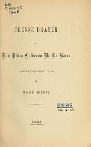 Cover of: Trenne dramer