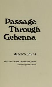 Cover of: Passage through Gehenna
