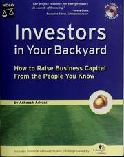 Investors in your backyard by Asheesh Advani