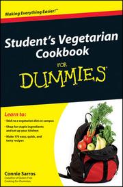 Cover of: Student's vegetarian cookbook for dummies