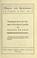 Cover of: Franz von Sickingen; a tragedy in five acts.