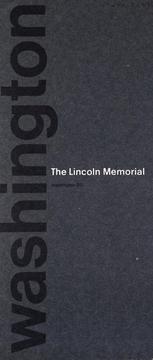 Cover of: The Lincoln Memorial, Washington, DC