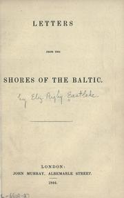 Cover of: Letters from the shores of the Baltic.