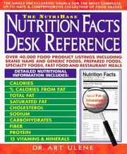 Cover of: The NutriBase nutrition facts desk reference