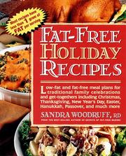 Cover of: Fat-free holiday recipes by Sandra L. Woodruff