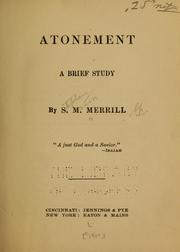 Cover of: Atonement: a brief study