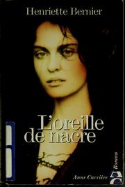 Cover of: L'oreille de nacre