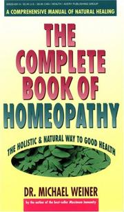 Cover of: Complete Book of Homeopathy