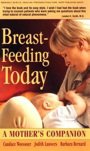 Cover of: Breastfeeding Today by Candace Woessner