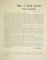 Cover of: Circular letter regarding the ordinance affecting the executive power