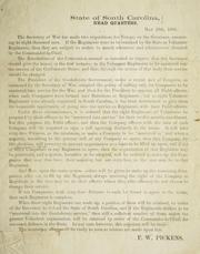 Cover of: [Circular concerning the mustering of state volunteer regiments into the Confederate army]