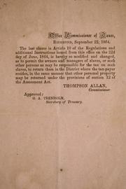 Cover of: Circular ... by Confederate States of America. Dept. of the Treasury
