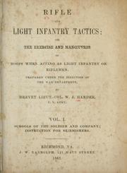 Rifle and light infantry tactics by William Joseph Hardee