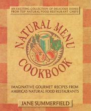 Natural Menu Cookbook by Jane Summerfield