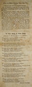 Cover of: To our dead of New Hope: Corporal W. Brunet, Private R.A. Bridgins