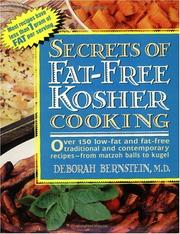 Cover of: Secrets of Fat-free Kosher (Secrets of Fat Free) by Deborah Bernstein