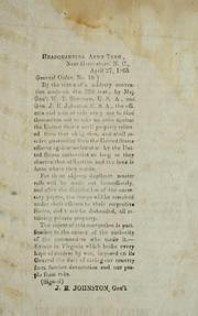 Cover of: General order, no. 18