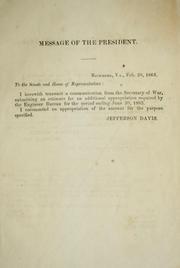 Cover of: Estimate of the additional appropriations required by the Engineer Bureau for the period ending June 30, 1863