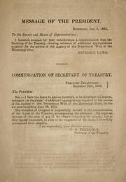 Communication of secretary of Treasury by Confederate States of America. Dept. of the Treasury