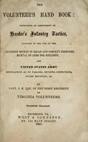 Cover of: The volunteer's hand book by James Kendall Lee