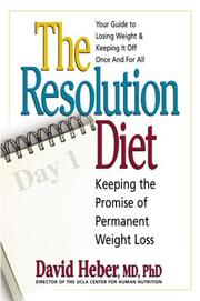 Cover of: The Resolution Diet by David Heber