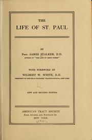 Cover of: The life of St. Paul by James Stalker