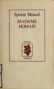 Cover of: Madame Homais