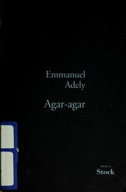 Cover of: Agar-agar: roman