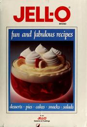 Cover of: Jell-O brand fun and fabulous recipes