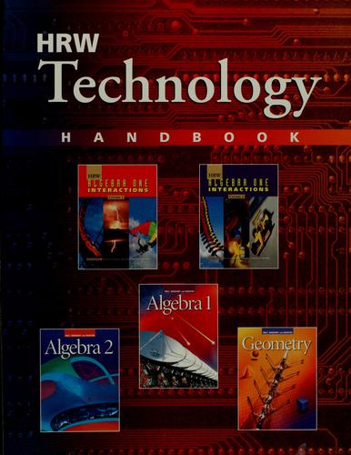 HRW technology handbook by Holt Rinehart and Winston