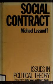 Social contract by Michael H. Lessnoff