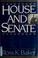 Cover of: House and Senate